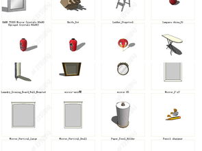 日常用品模型 裝飾擺設(shè)與設(shè)計(jì)資源指南